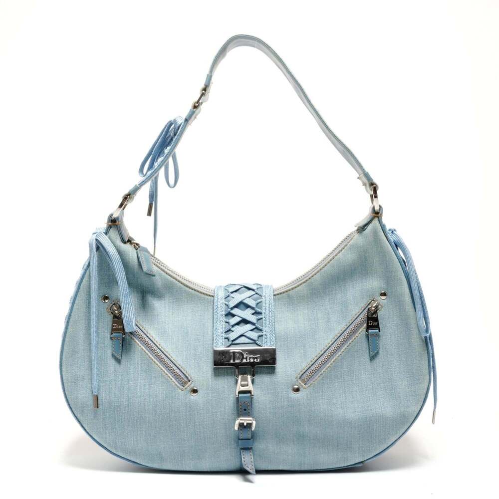 CHRISTIAN DIOR Blue Shoulder Bag - Picture 2 of 14
